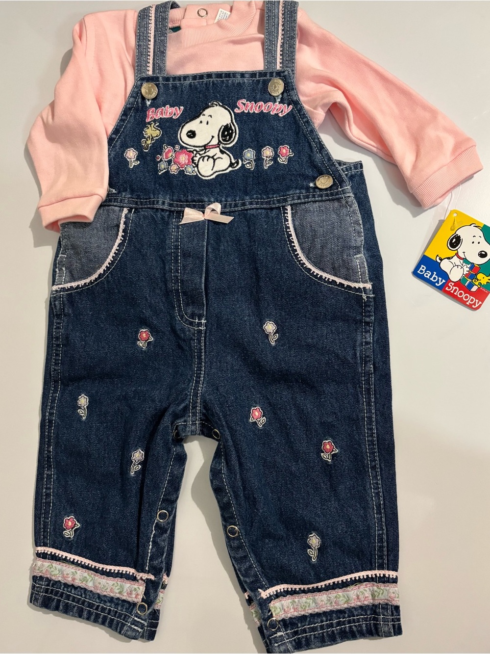 Baby Snoopy Overall Set